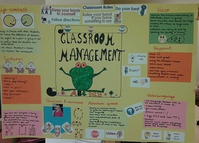 Poster produced by ELT students