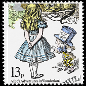 Alice in Wonderland stamp